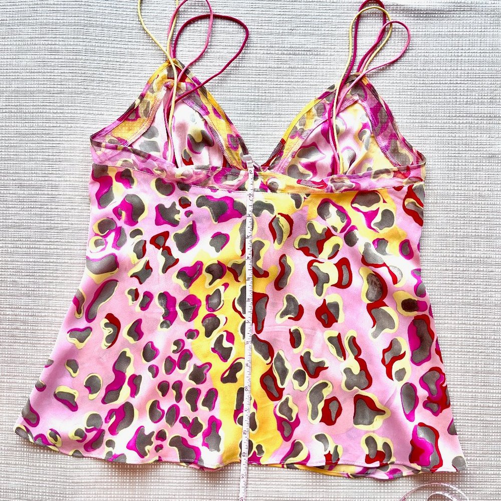 Vintage Babydoll Lace Trim Cami Diane von Furstenberg Silk Ladylike Femi… - Picture 10 of 15